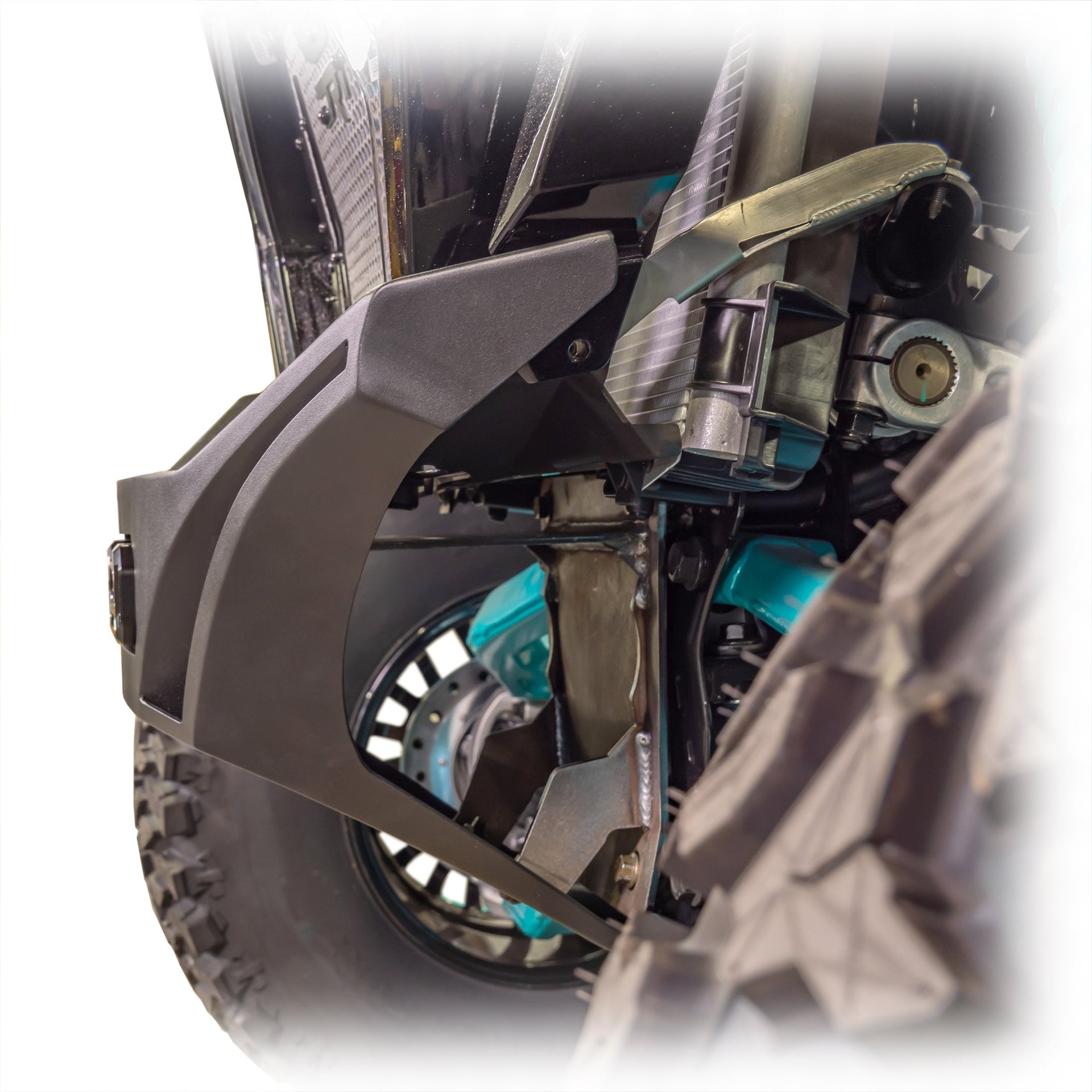 DRT Polaris RZR Pro R /Pro S/Turbo R 2022+ V2.0 Front Winch Bumper Back Side view