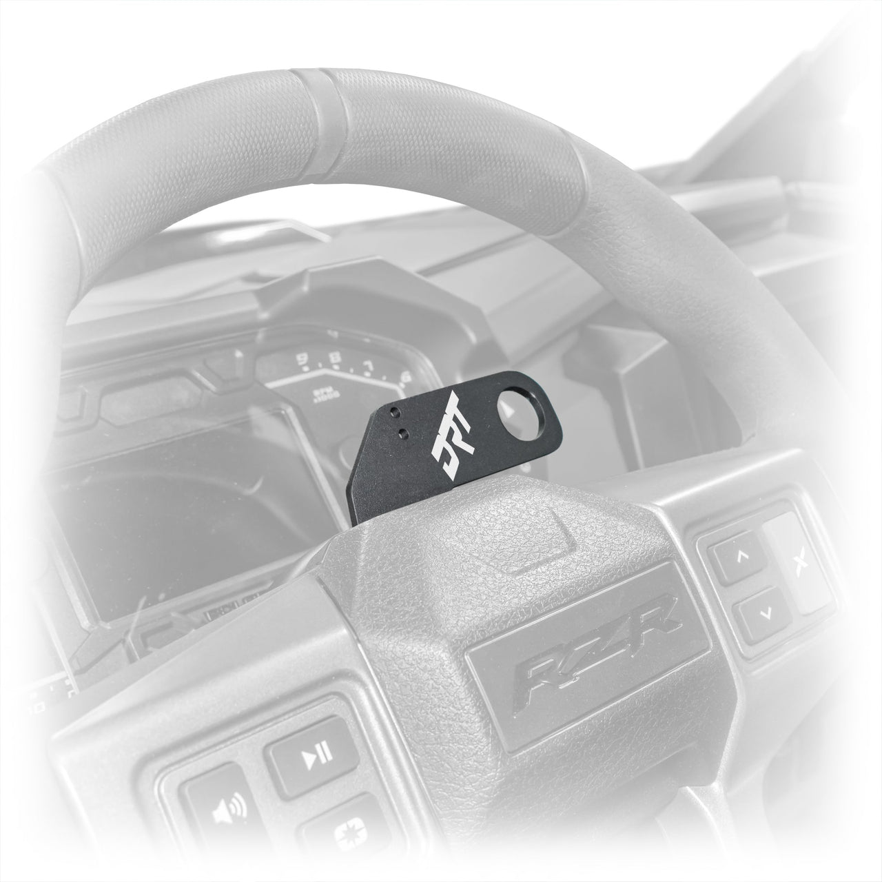 Steering Wheel Single Push-To-Talk Plate for Polaris RZR 2020+