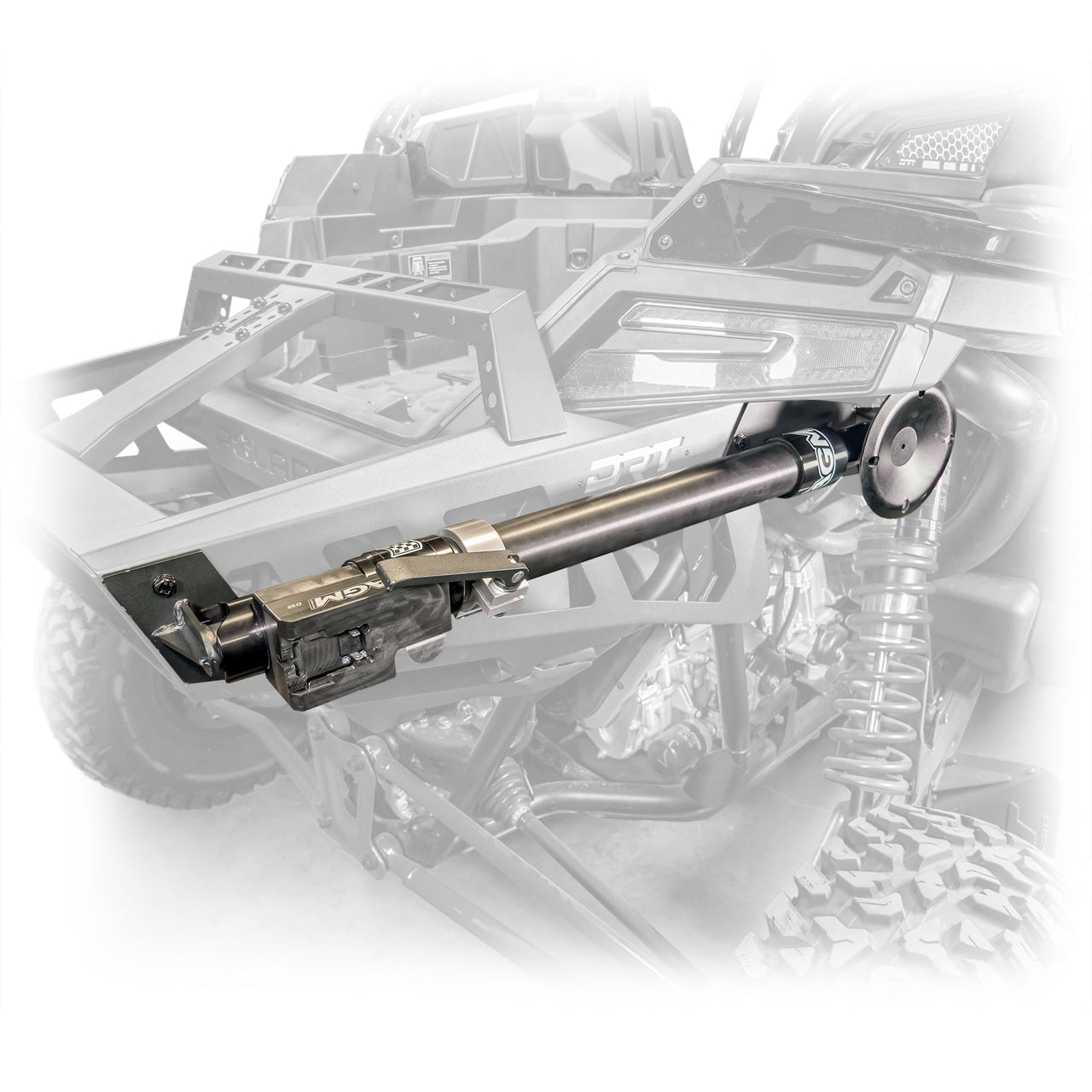 Fixed Tire Carrier AGM Electric Jack Holder Kit for Polaris Pro R Desert Runner