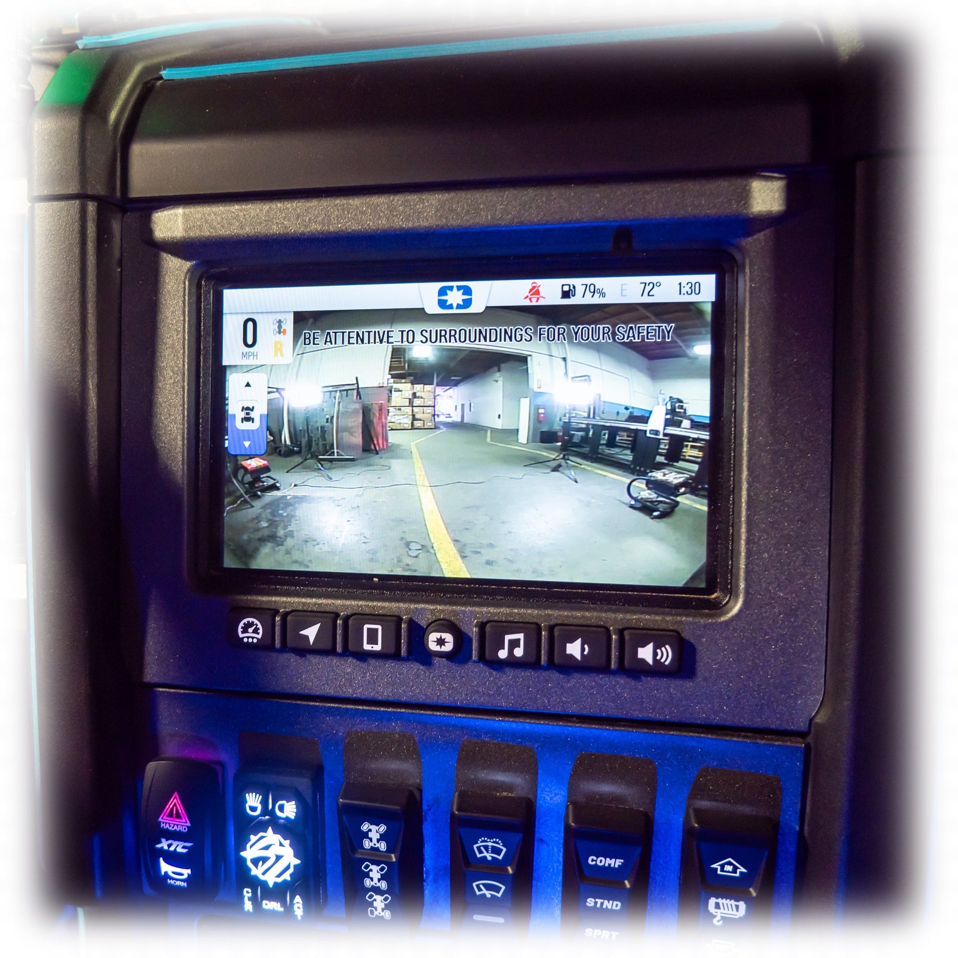 Rear view display