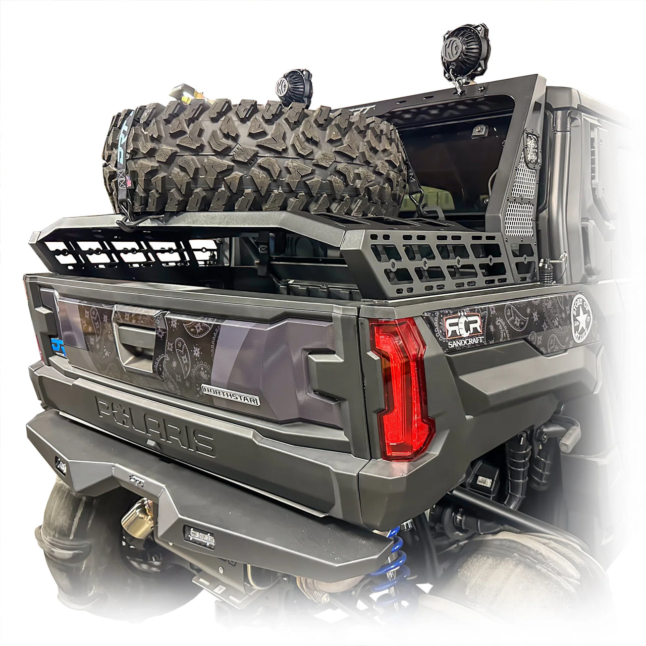 DRT Motorsports Polaris XPEDITION Tire Carrier / Chase Rack System