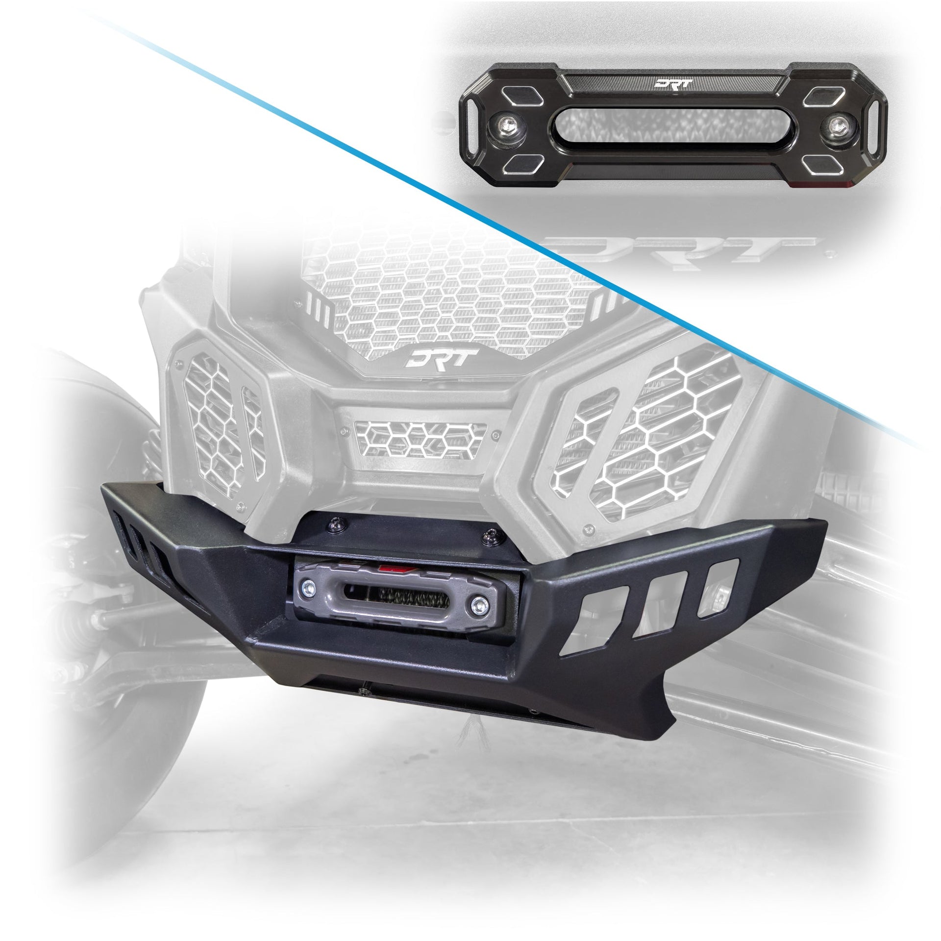 Can-Am X3 bumper with pre-drilled winch mounting holes