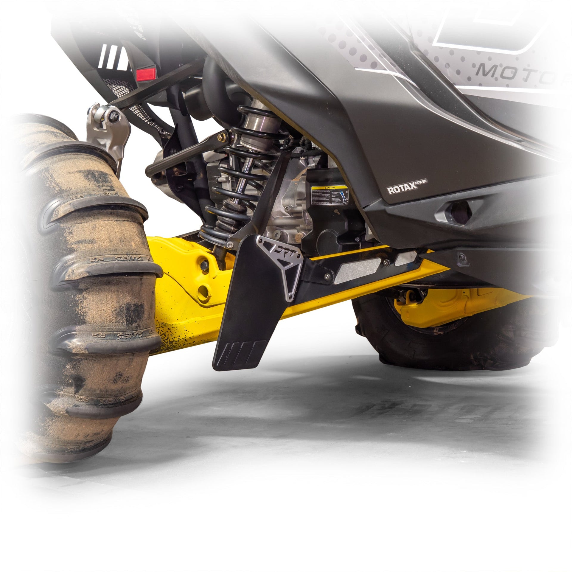Can-Am 2024+ Maverick R Billet Rear Aluminum Mud/Rock Guard Kit