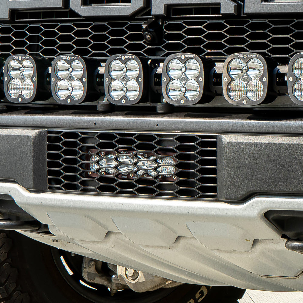 Ford OnX6+ 10 Inch Grille Lower Light Bar Kit - Ford 2017-20 F-150; NOTE: Raptor