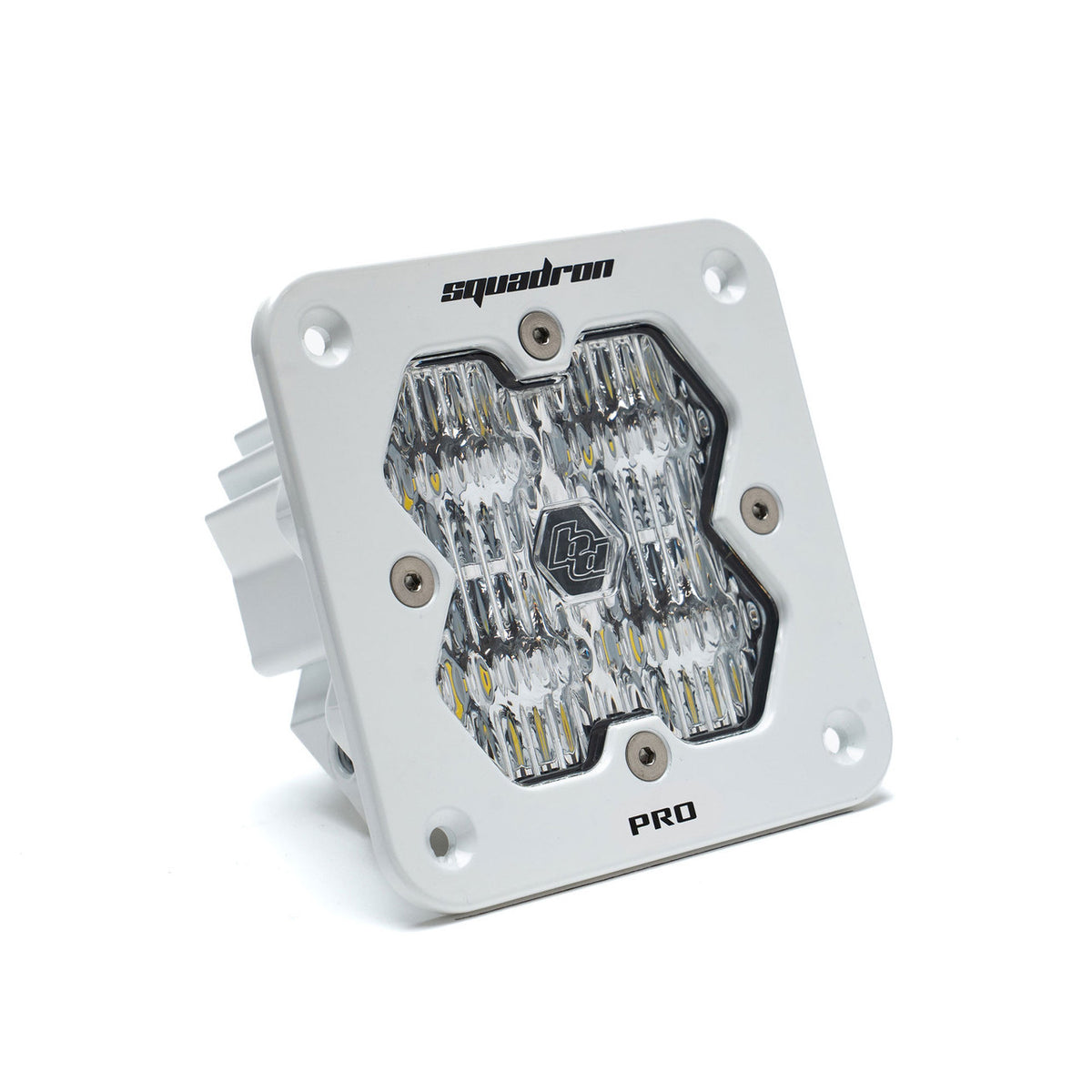 Squadron 2.0 Pro White Flush Mount wide cornering