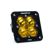 Squadron 2.0 Pro Black Flush Mount amber