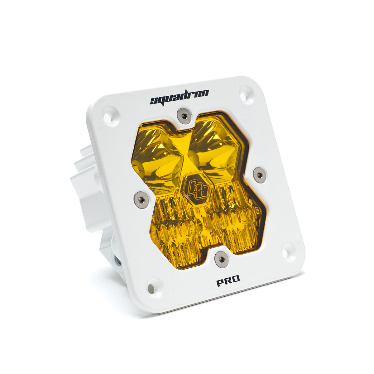 Squadron 2.0 Pro White Flush Mount amber