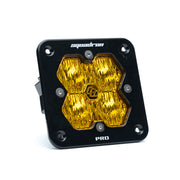 Squadron 2.0 Pro Black Flush Mount wide cornering amber