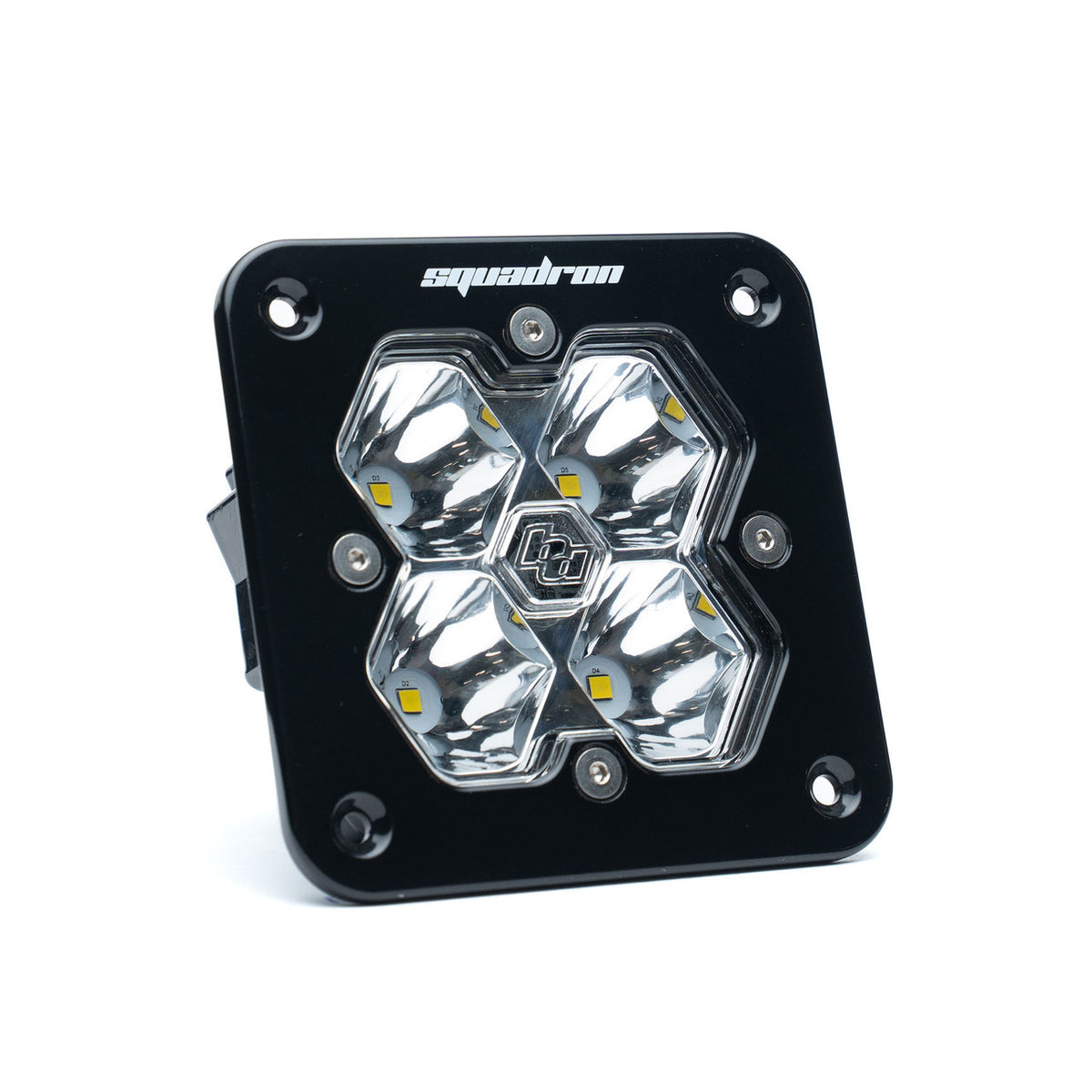 Squadron 2.0 Sport Black Flush Mount LED Auxiliary Light Pod
