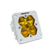 Squadron 2.0 Sport White Flush Mount amber