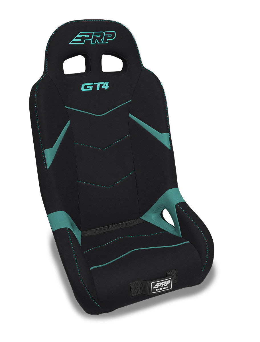PRP GT4 Rear Suspension Seat for Polaris RZR XP4 / PRO XP4 / PRO R4 / Turbo R4 - Black & Teal