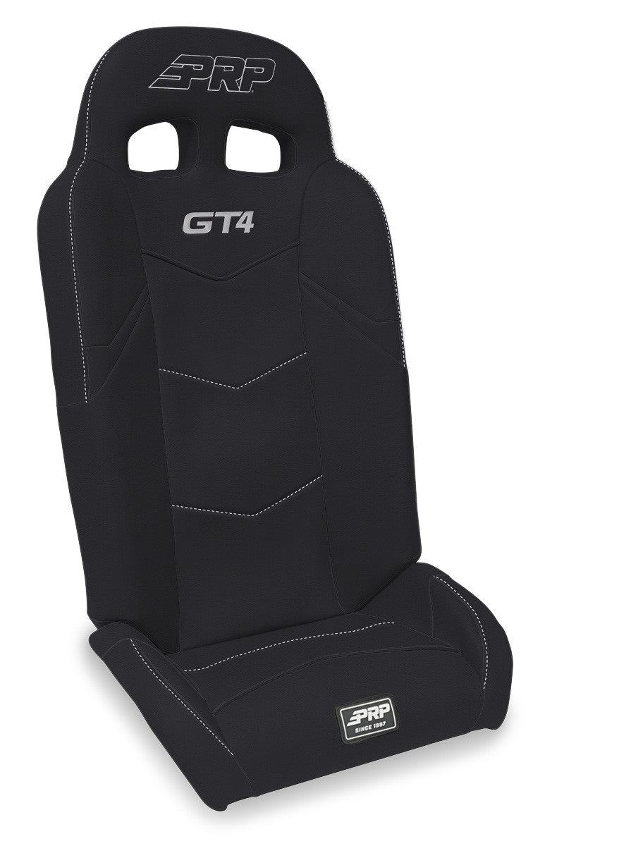 PRP GT4 Fold Flat Rear Suspension Seats for Polaris RZR PRO XP4, PRO R4, Turbo R4 (Pair) - Black