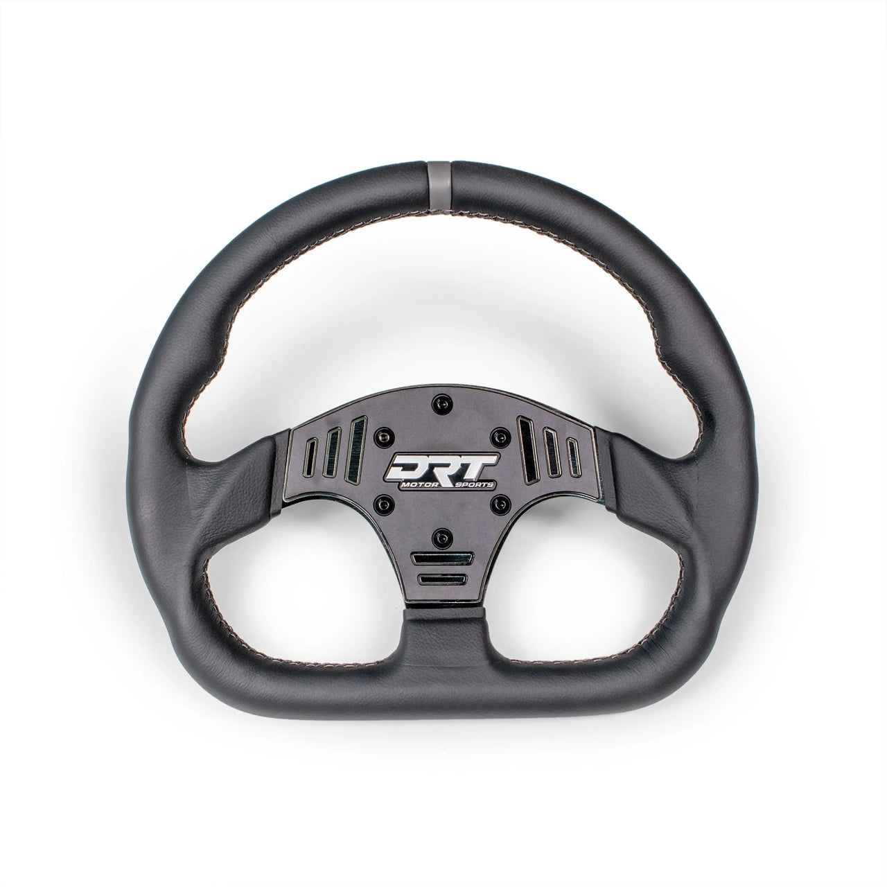 DRT Motorsports 330mm D-Shape Steering Wheel - Leather