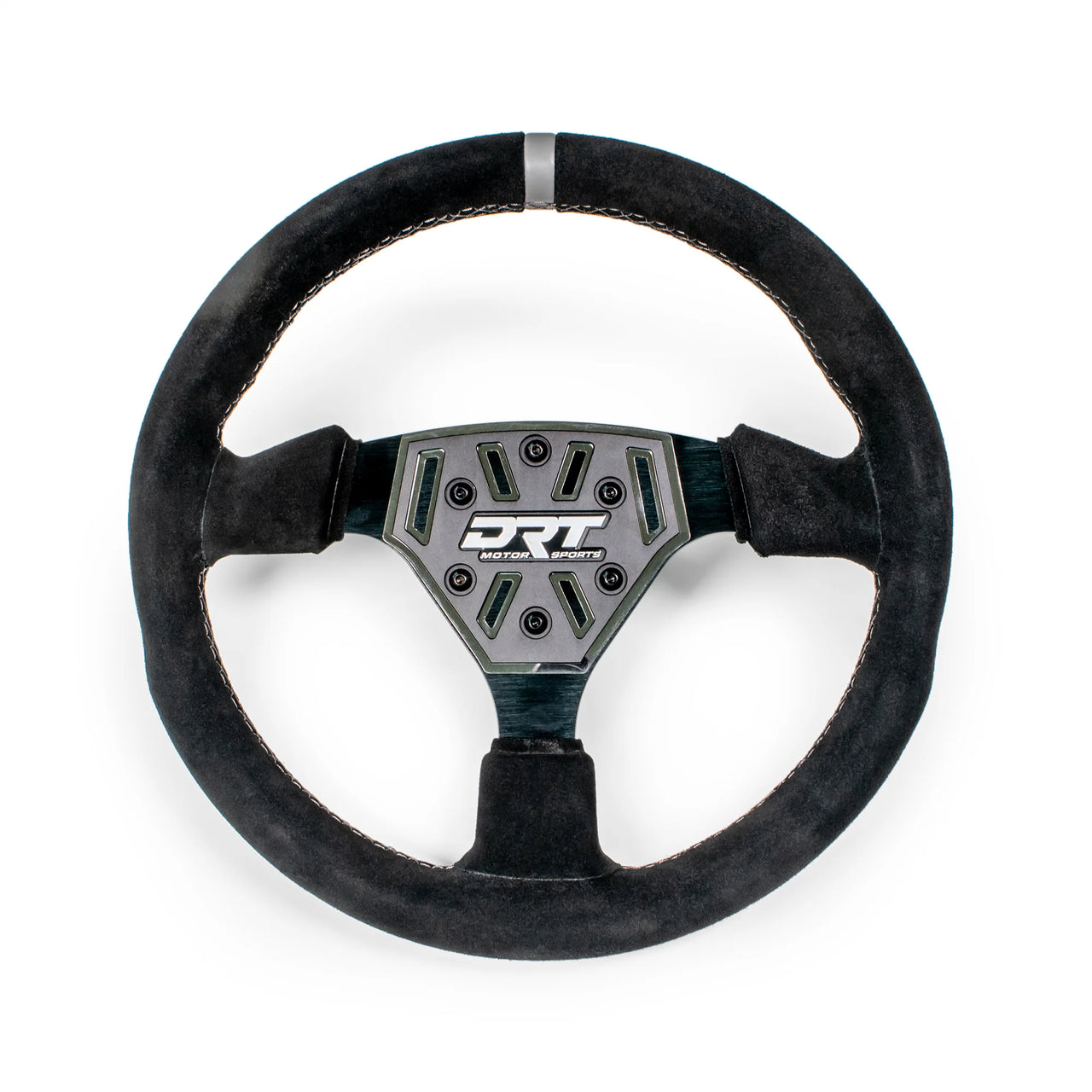 DRT Motorsports 330mm Round Steering Wheel - Suede