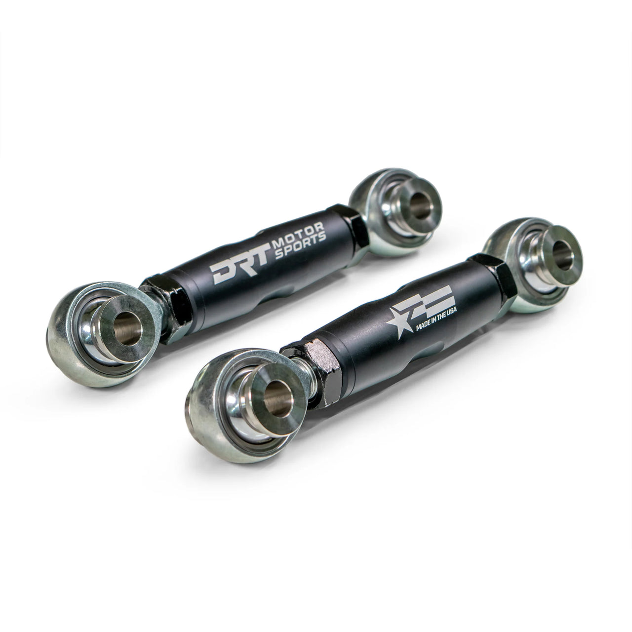 DRT Motorsports Billet Aluminum Barrel Adjustable Sway Bar Link Kit (M12), Polaris
