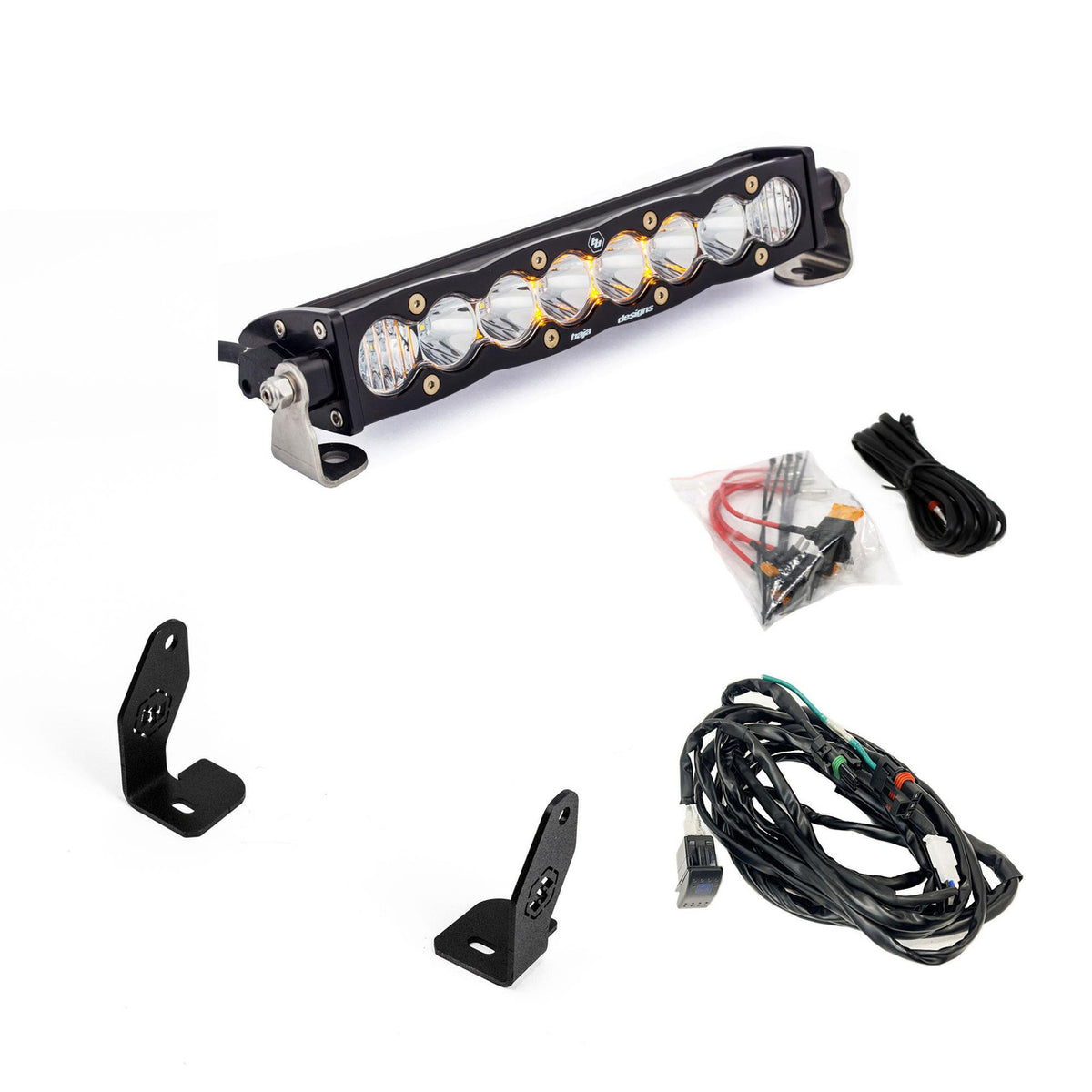 Baja Designs 2025 Polaris RZR Pro R / Pro S / Pro XP 10in Light Bar Hood Mount Kit