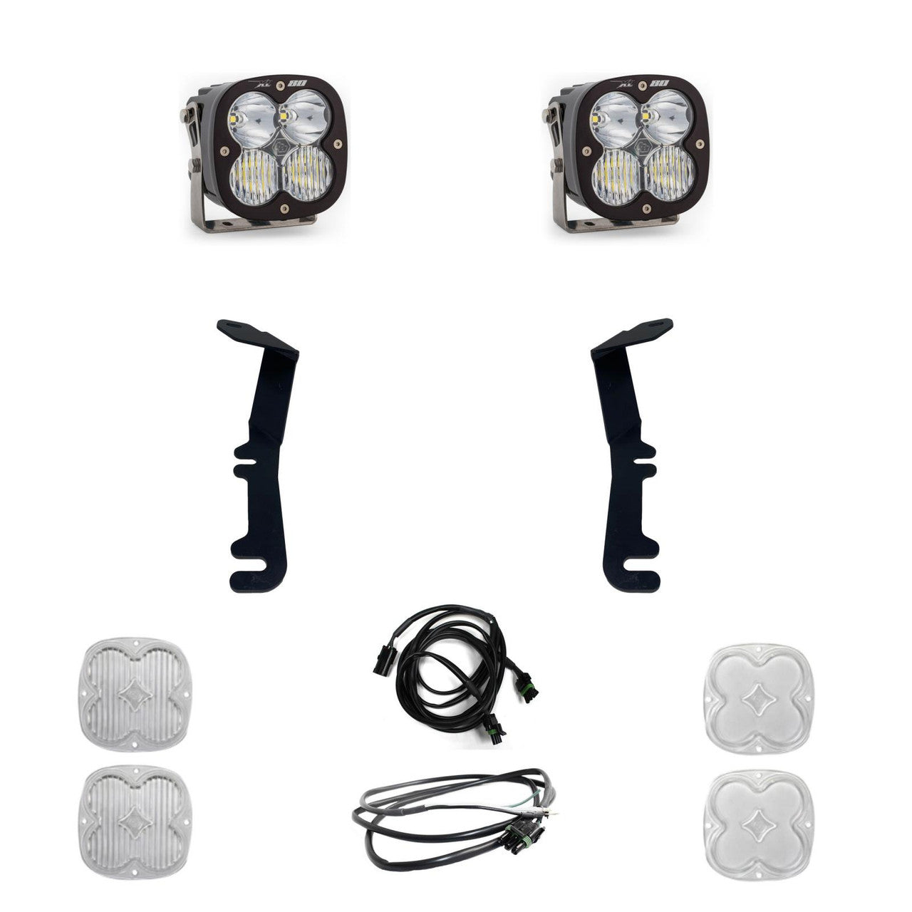 Dodge/Ram XL80 A-Pillar Light Kit - Ram 2019-24 1500 Rebel; 2021-24 1500 TRX