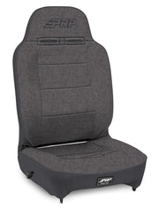 PRP Enduro High Back Reclining Suspension Seat - Driver Side; All Gray