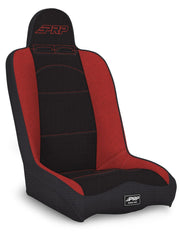 PRP Daily Driver High Back Suspension Seat - Black & Red Tweed