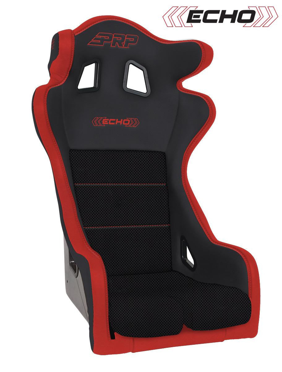PRP Echo Composite Seat - Black & Red