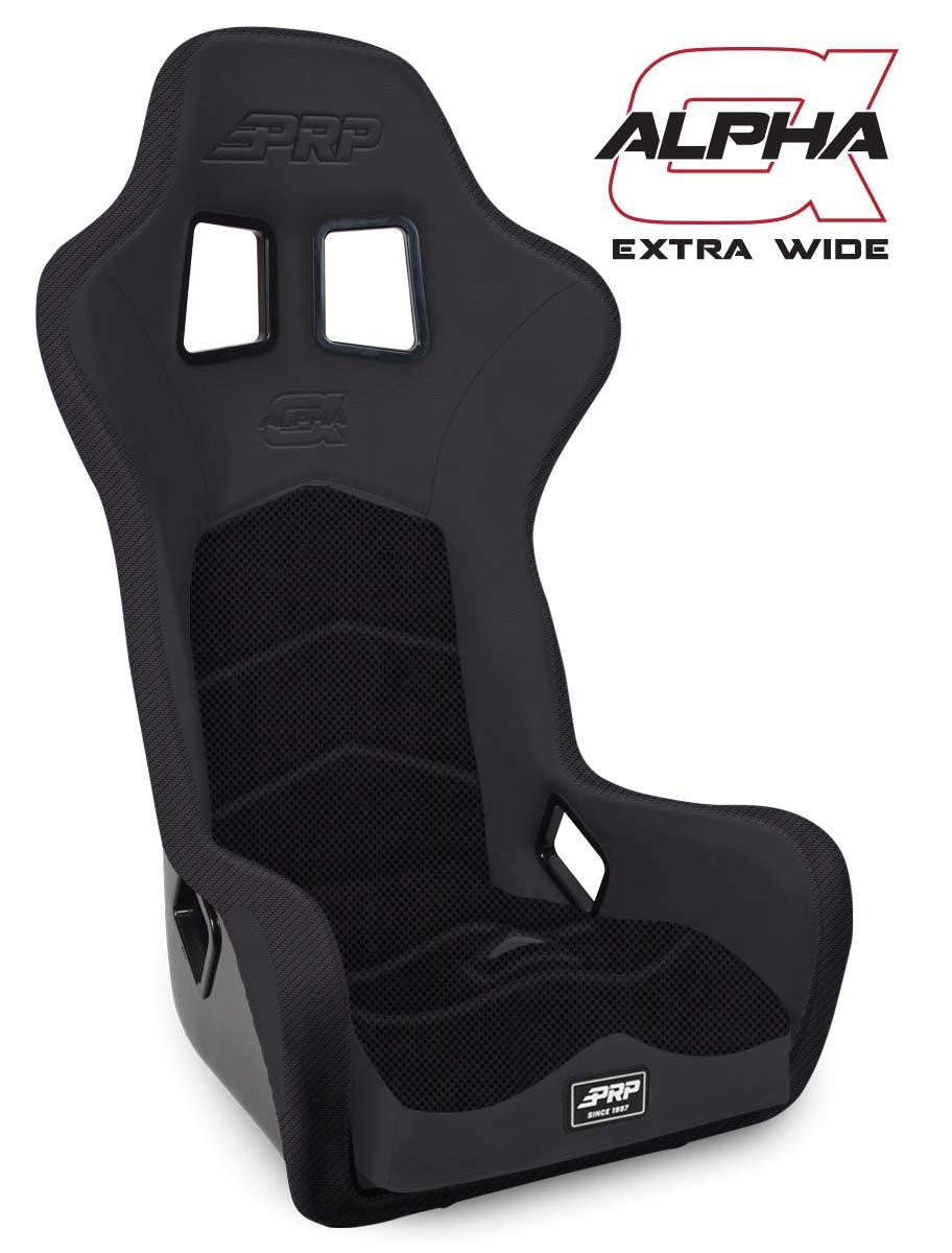 PRP Alpha Composite Seat, Extra Wide - Black