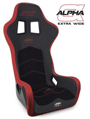 PRP Alpha Composite Seat, Extra Wide - Black & Red