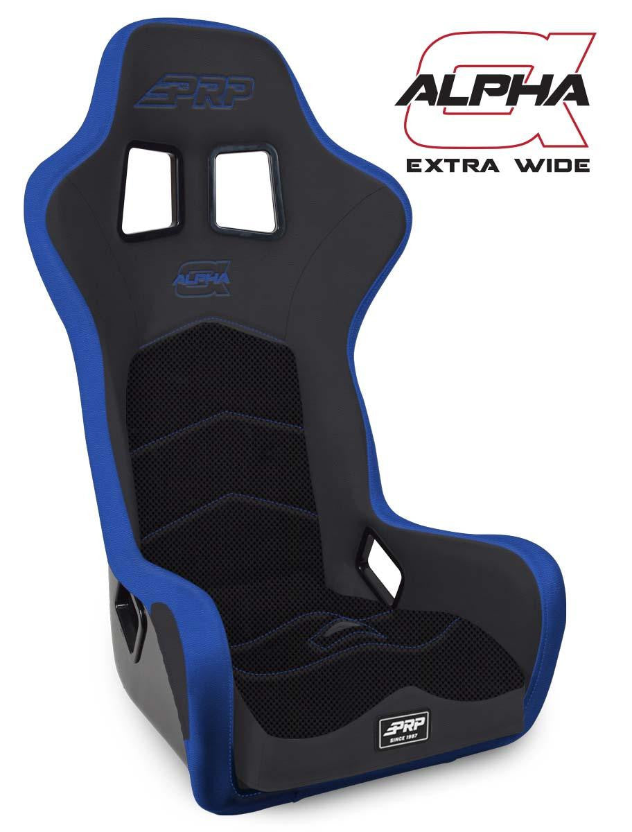 PRP Alpha Composite Seat, Extra Wide - Black & Blue