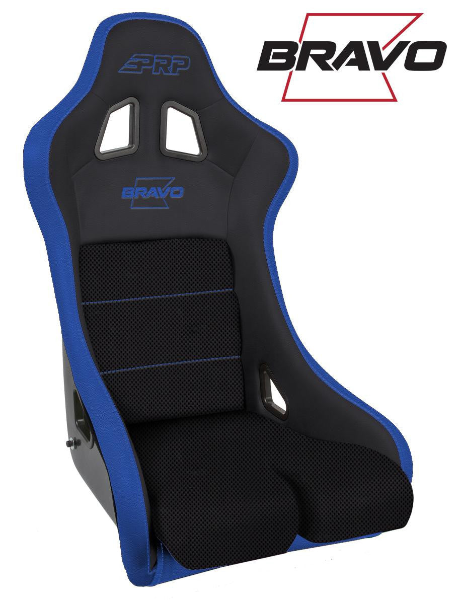 PRP Bravo Composite Seat - Black & Blue