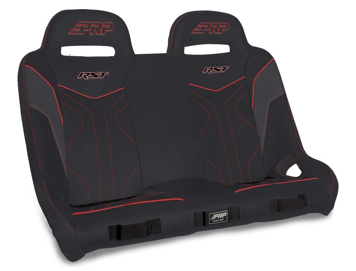 PRP RST Rear Suspension Seat - Black & Red