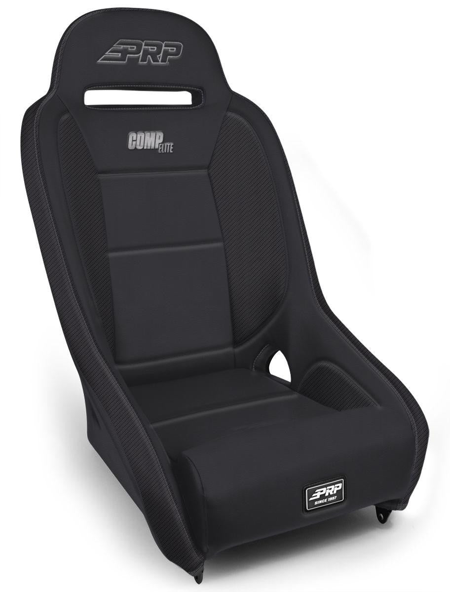 PRP Comp Elite Suspension Seat - Black Vinyl