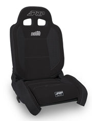 PRP EnduroTrail Reclining Suspension Seat - Black Suede, Driver