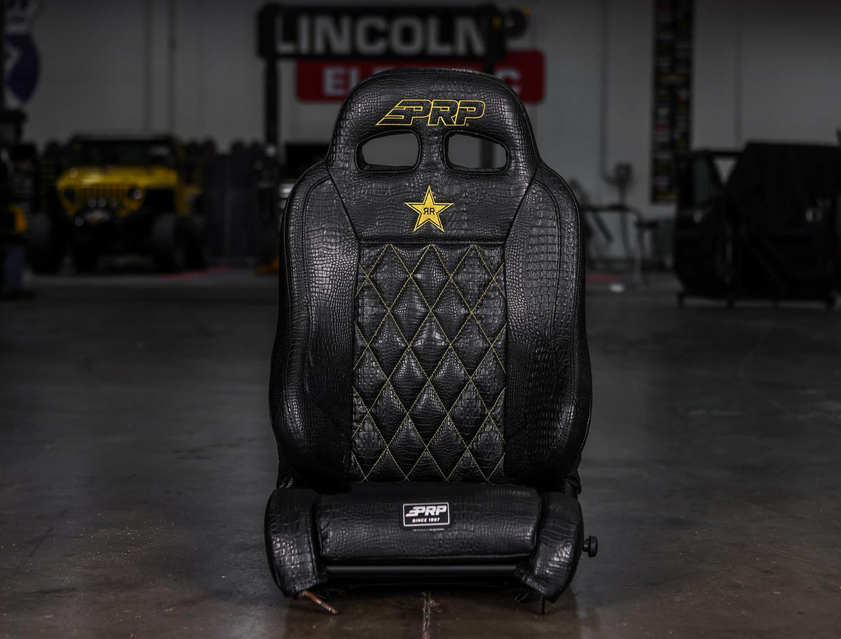PRP EnduroTrek Reclining Suspension Seat - Black Tweed, Driver