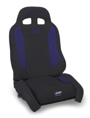 PRP EnduroCrawl Reclining Suspension Seat - Black & Purple Vinyl, Driver