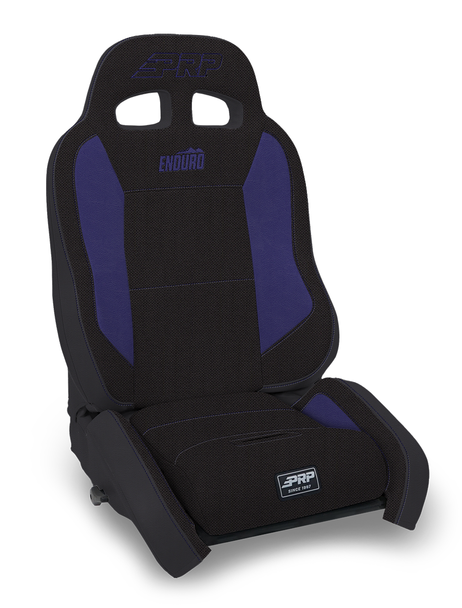PRP EnduroCrawl Reclining Suspension Seat - Black & Purple Tweed, Driver