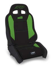 PRP EnduroCrawl Reclining Suspension Seat - Black & Green Tweed, Driver
