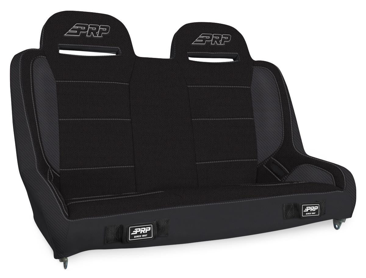 PRP Elite Series Rear Bench for Jeep Wrangler JKU/JLU - Black