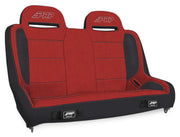 PRP Elite Series Rear Bench for Jeep Wrangler JKU/JLU - Red