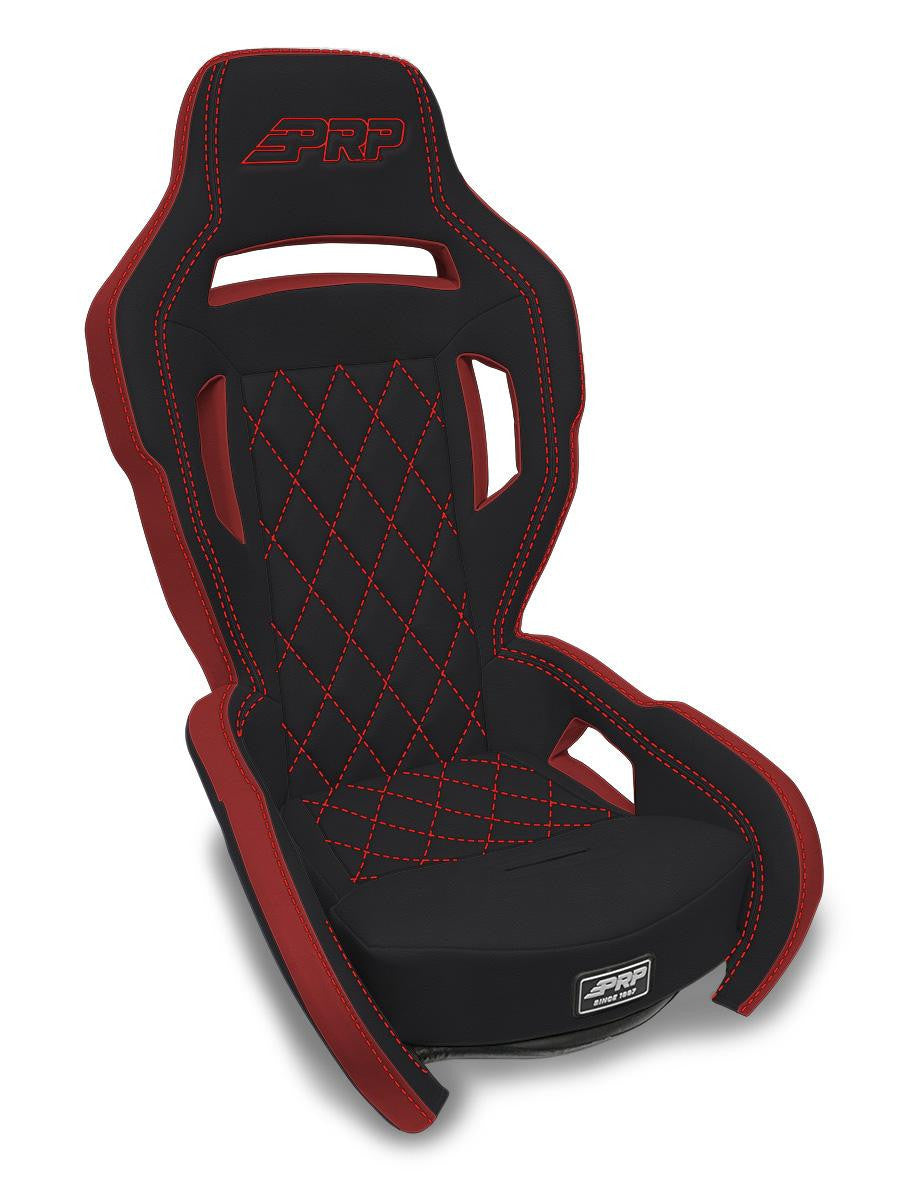 PRP Contour UTV Suspension Seat - Black & Red