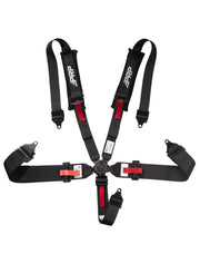 5 Point Cam-Lock Harness with 2" Shoulders and 3" Lap Belts (SFI 16.1)