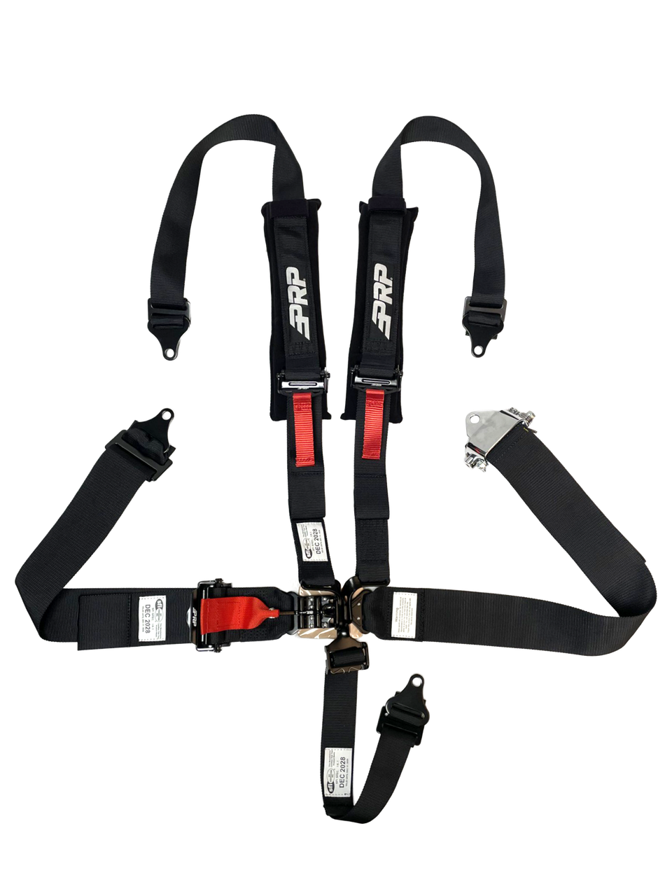 PRP 5 Point Harness Latch & Link with 2" Shoulders, 3" Lap Belts and Ratchet Straps (SFI 16.1)