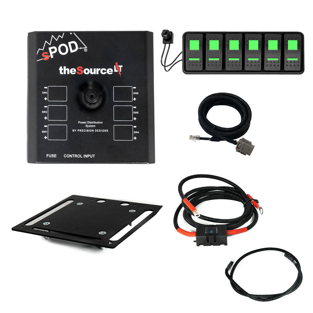SourceLT Modular switch panel green LED
