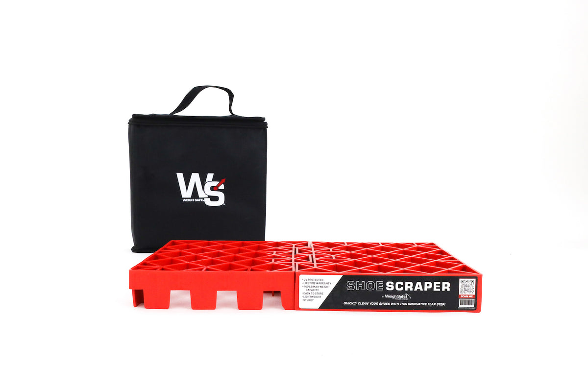 Weigh Safe Flap Step Shoe Scraper with Bag