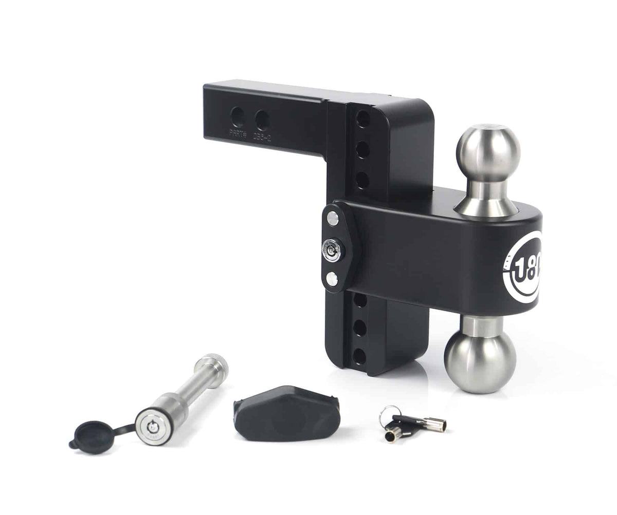 Weigh Safe 180° Hitch – Cerakote Black (Aluminum)