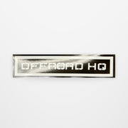 OffRoad HQ black and white stencil logo sticker