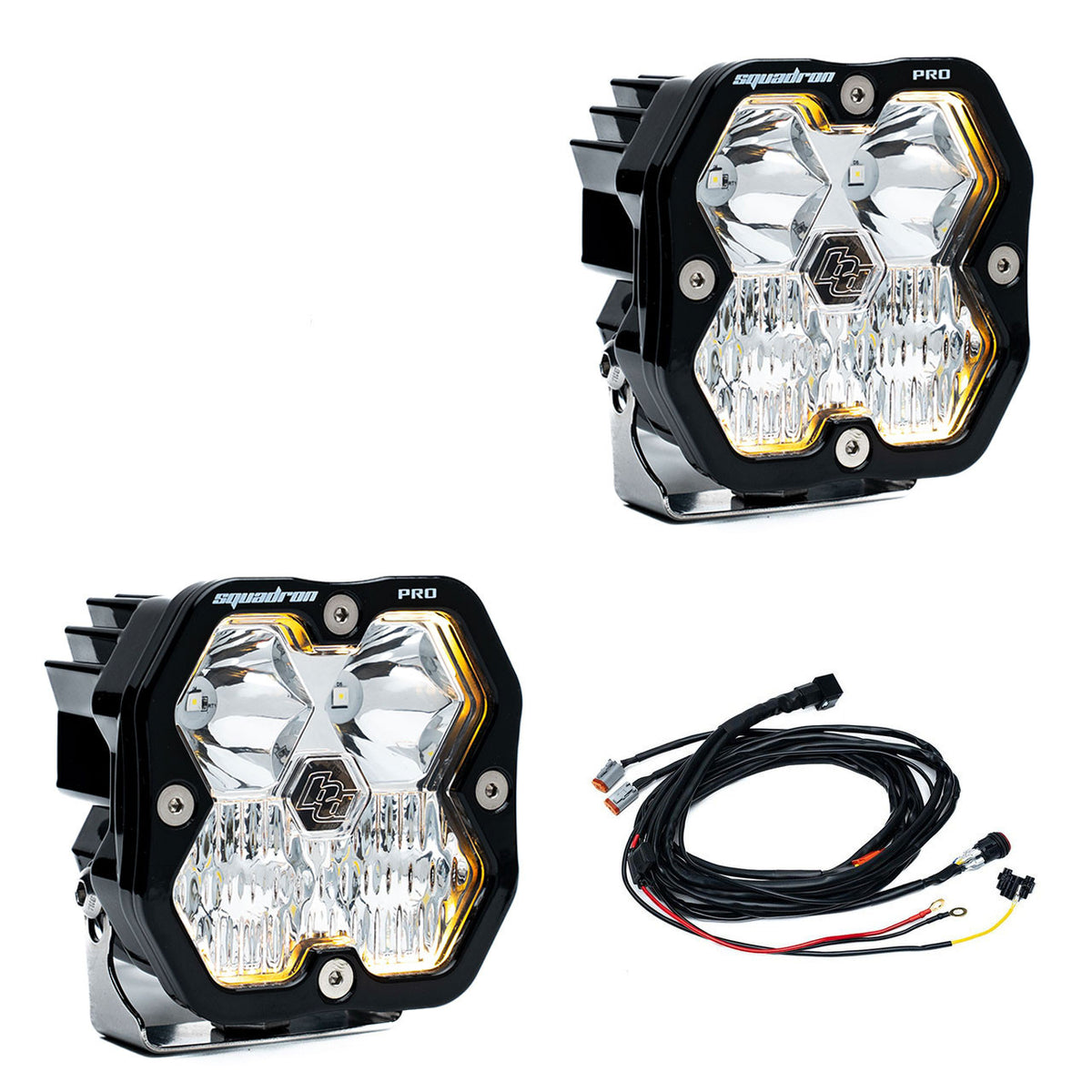 Squadron 2.0 Pro Black LED Auxiliary Light Pod Pair