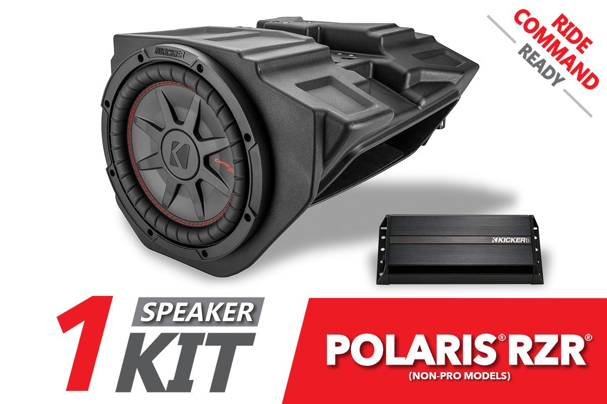 2014-2018 Polaris RZR Kicker 10in Subwoofer Plug-&-Play Kit for Ride Command - OffRoad HQ