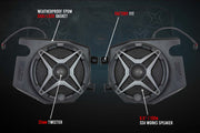 2014-2023 Polaris RZR Front Kick 6.5" Speaker Pods - OffRoad HQ