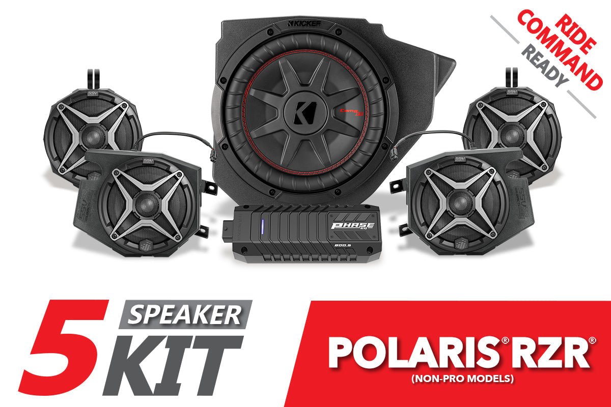 2014-2023 Polaris RZR SSV 5-Speaker Plug-&-Play System for Ride Command - OffRoad HQ