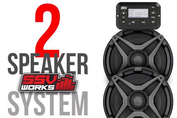2018-2022 CanAm Maverick Trail and Sport 2-Speaker Audio System - OffRoad HQ