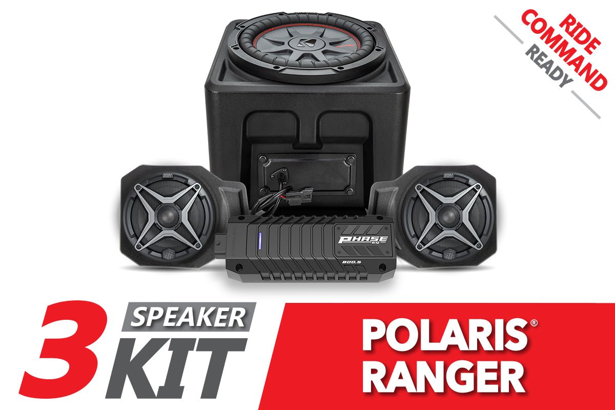 2018-2023 Polaris Ranger XP1000 3-Speaker SSV Audio-System for Ride Command - OffRoad HQ